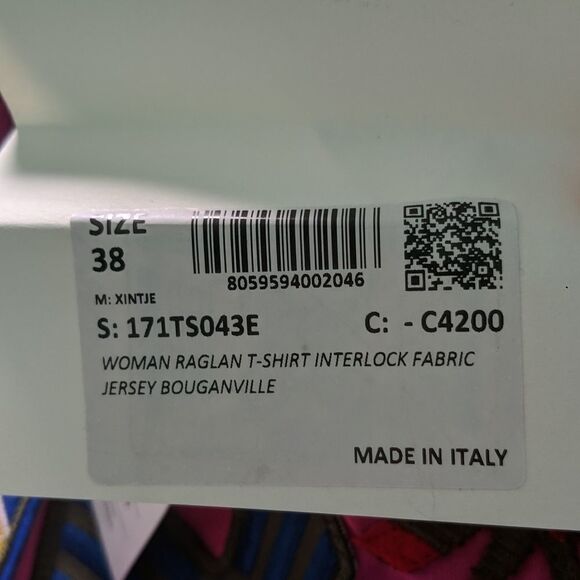 Mr and Mrs Italy t-shirt with patches 2(38) BNWT - Picture 7 of 7